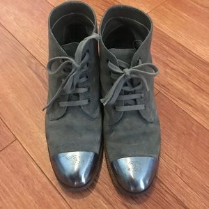 Chanel Suede with Steel Toe Boot